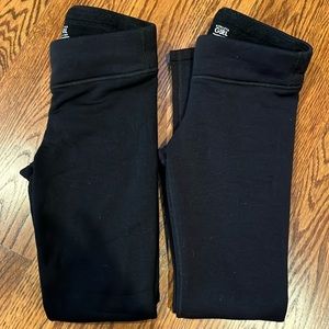 Athleta Girl Black Plolartec Tight Leggings size 8-10